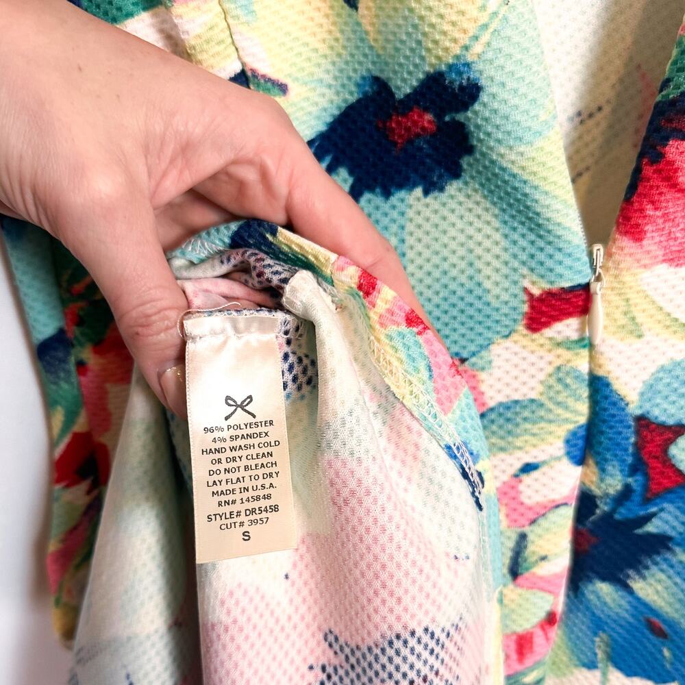 3 FOR $35! 📦 ANTHROPOLOGIE Everly Fit & Flare Floral Dress Sz. S - Picture 5 of 5